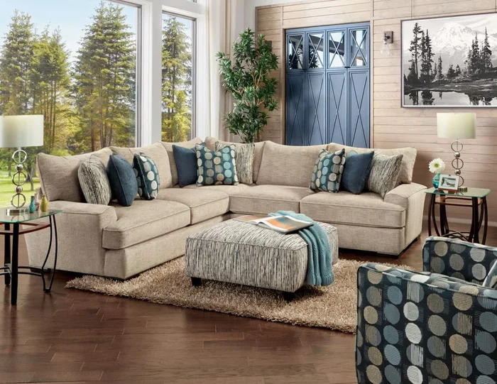 Eastleigh Tan Sectional