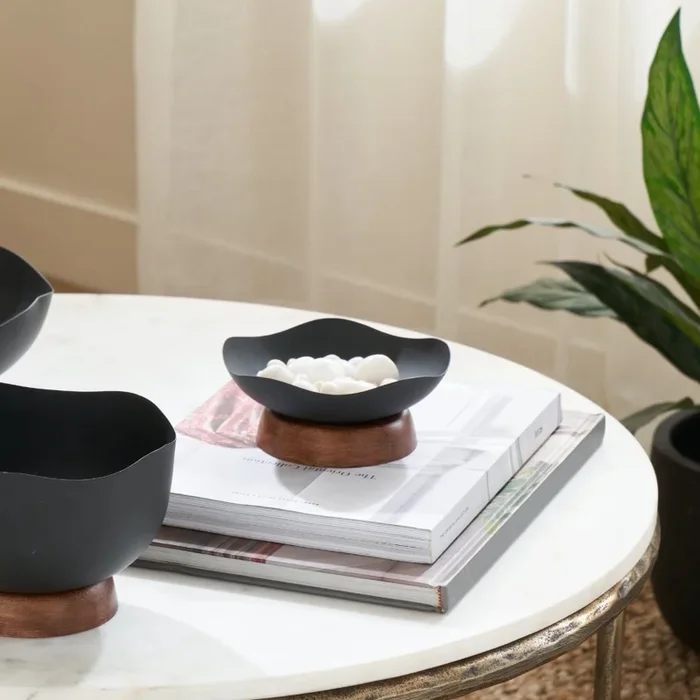 Eglo – Bandeja decorativa diá. 14,5 cm negro