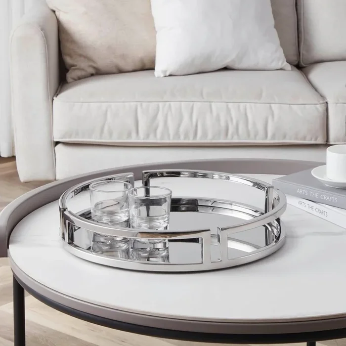 Eglo – Bandeja decorativa diá. 38 cm cromo brillante