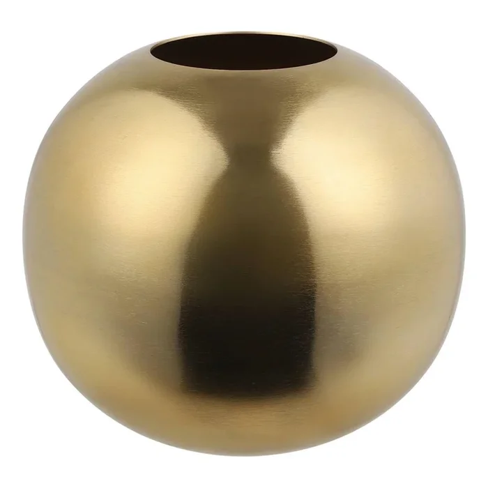 Eglo – Jarrón de metal 22,5×25 cm dorado
