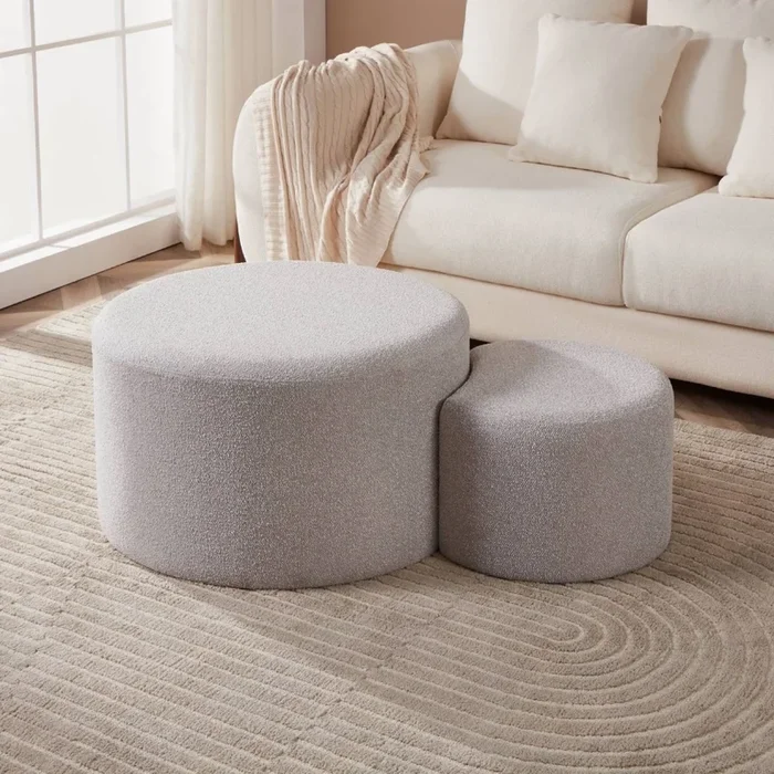 Eglo – SET 2x Taburete diá. 45,5/70 cm gris