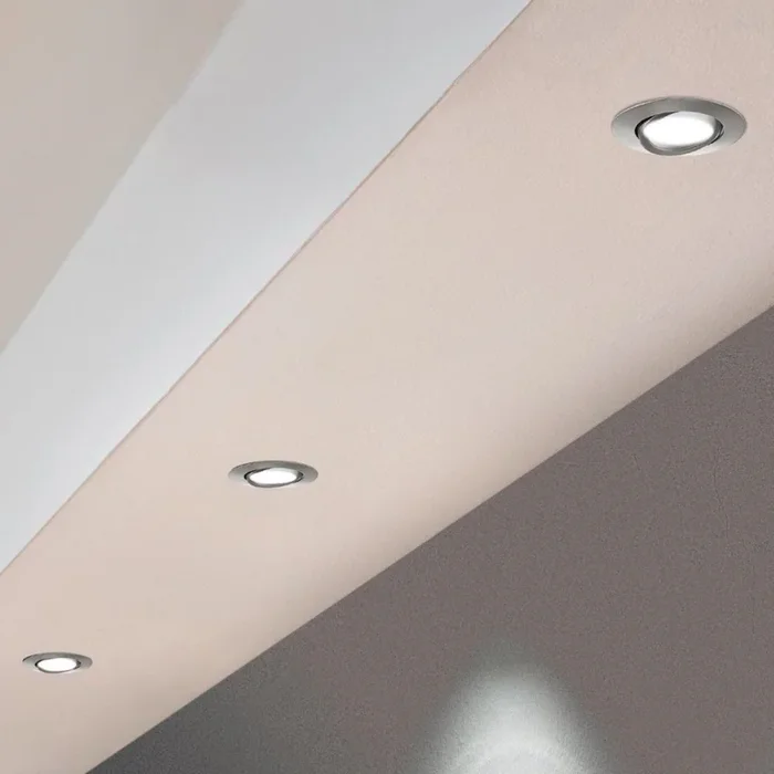 Eglo – SET 3x Iluminación LED empotrada de techo PINEDA 1xLED/4,9W/230V