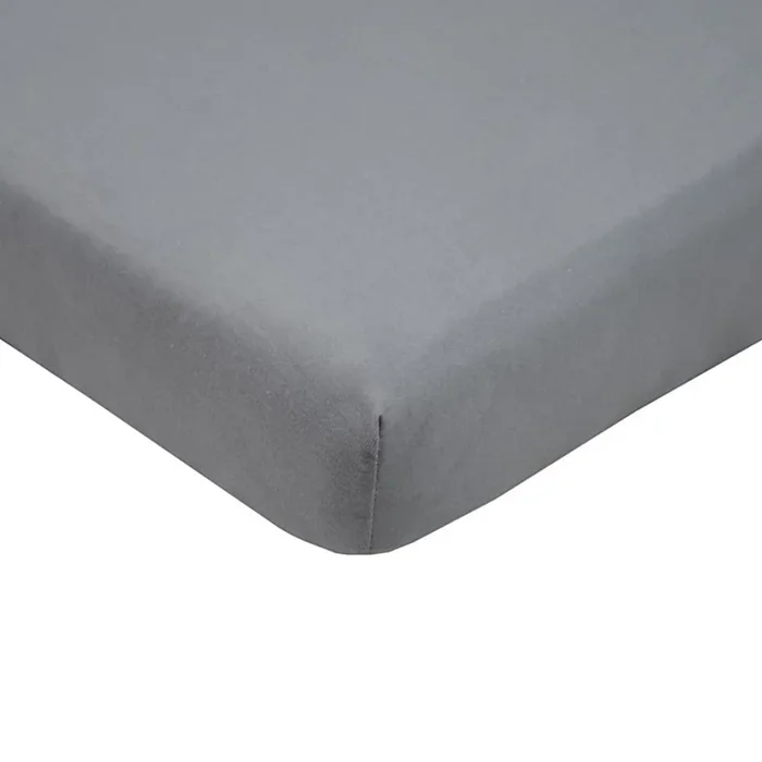EKO – Sábana impermeable con elástico JERSEY 120×60 cm gris