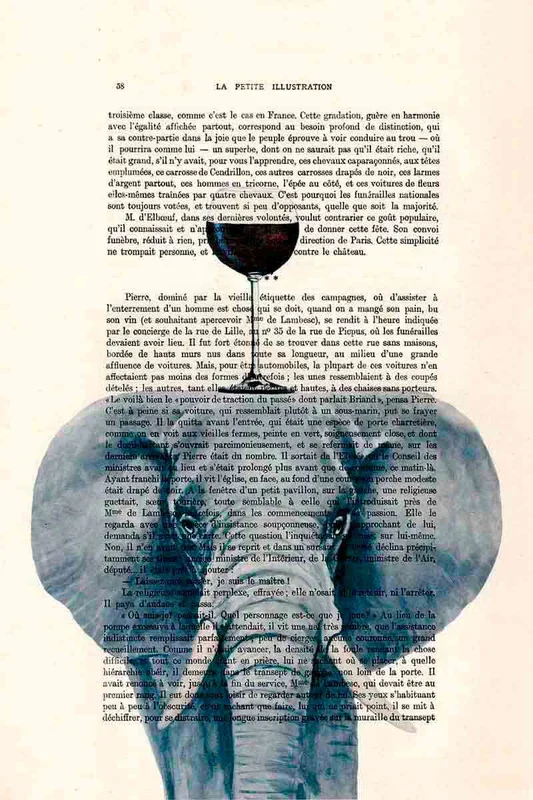 ELEPHANT WINEGLASS 120×80 – Drimdeco