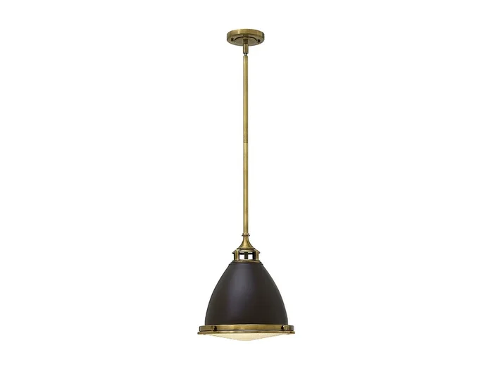 Elstead Amelia 1 Light Medium Dome Takhänge Buckeye brons, restaureringsbrons, E27