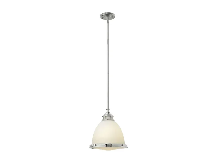 Elstead Amelia 1 Light Medium Dome Takhänge Krom, E27
