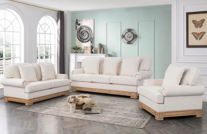 Emerson Beige Living Room Set