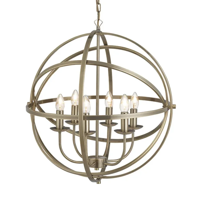 Encantadora lámpara colgante Orbit, jaula