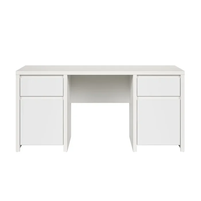 Escritorio 2 puertas 2 cajones Soren Blanco