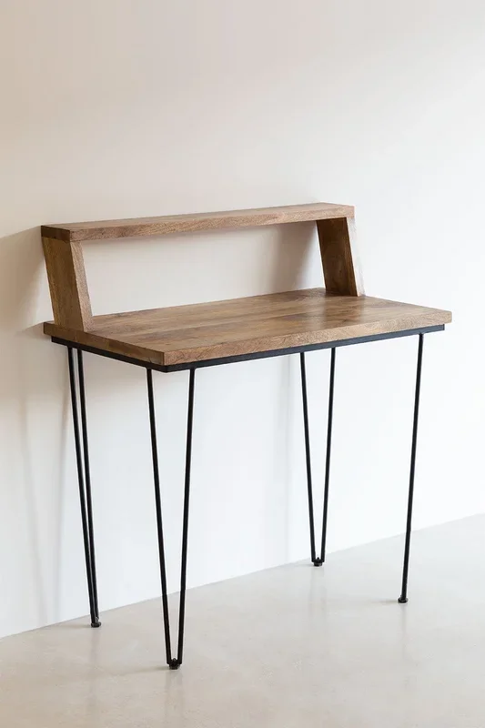 Escritorio en Madera Fabus Madera de Teca – SKLUM
