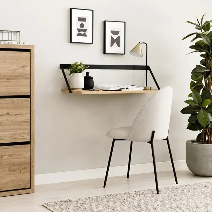 Escritorio negro Hang Natural – Kenay Home