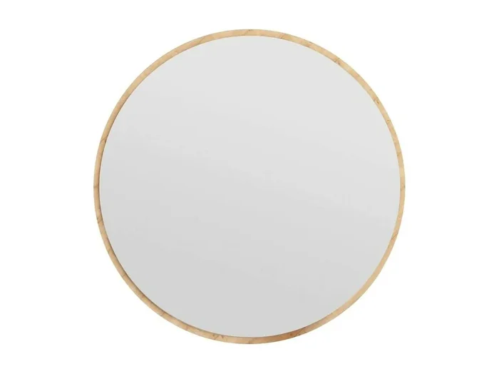 Espejito Dlucchin, Espejo, Objeto de decoración de pared, Decoración de espejo, 60x2h60 cm, Roble