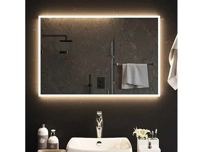 Espejo de baño LED 60×90 cm