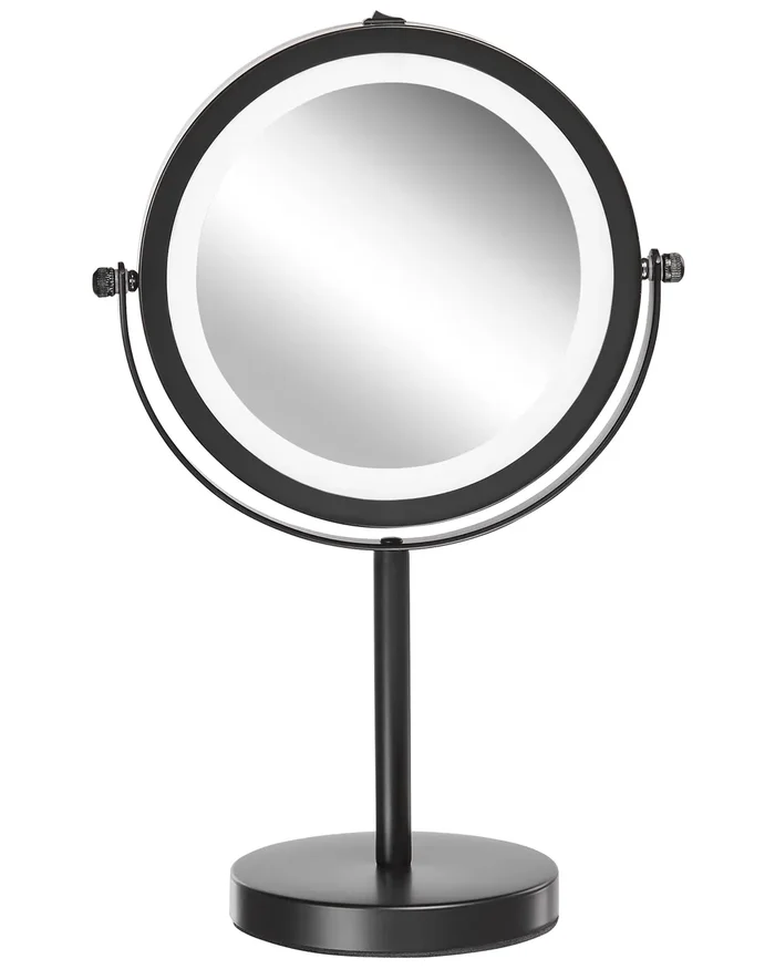 Espejo de maquillaje LED TUCHAN Negro