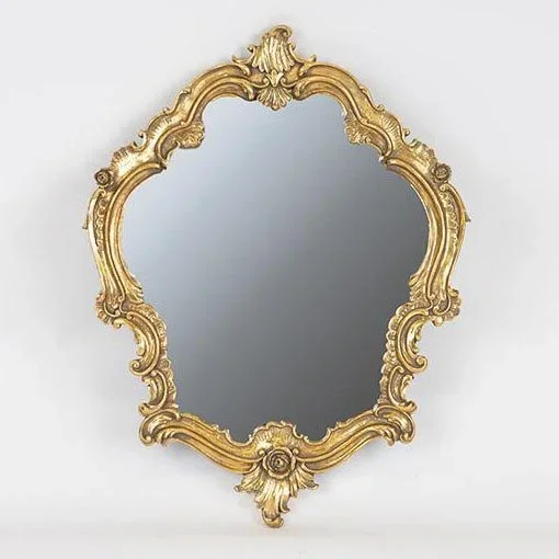 Espejo de pared 39,5×30,7 cm dorado