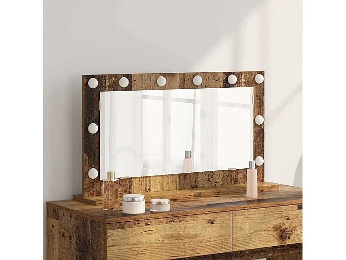 Espejo de tocador con espejo Madera antigua 80 x 45 x 18 cm