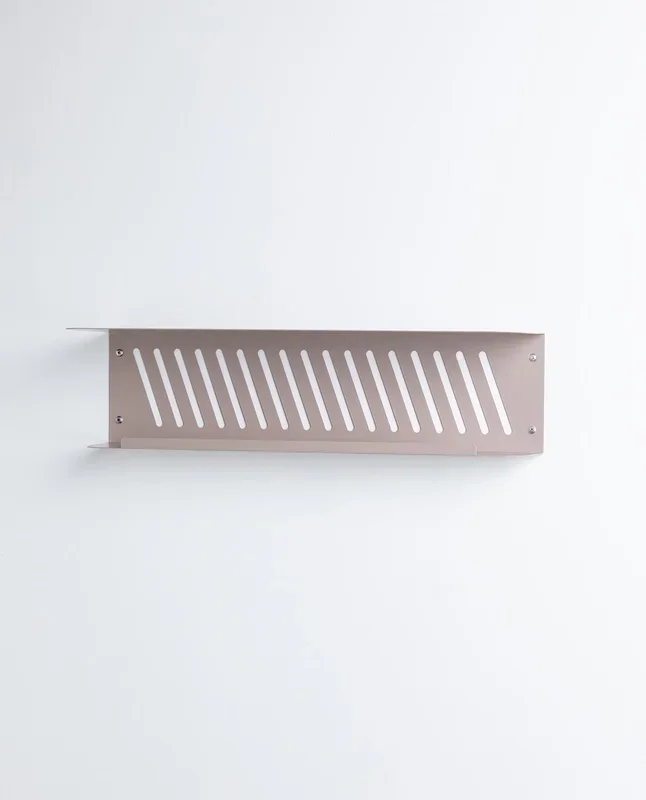 Estante de Pared de Metal Bulnes Marrón Clay – The Masie