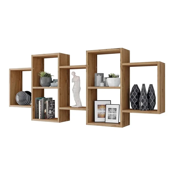 Estante de pared TRIO 65×161 cm roble wotan