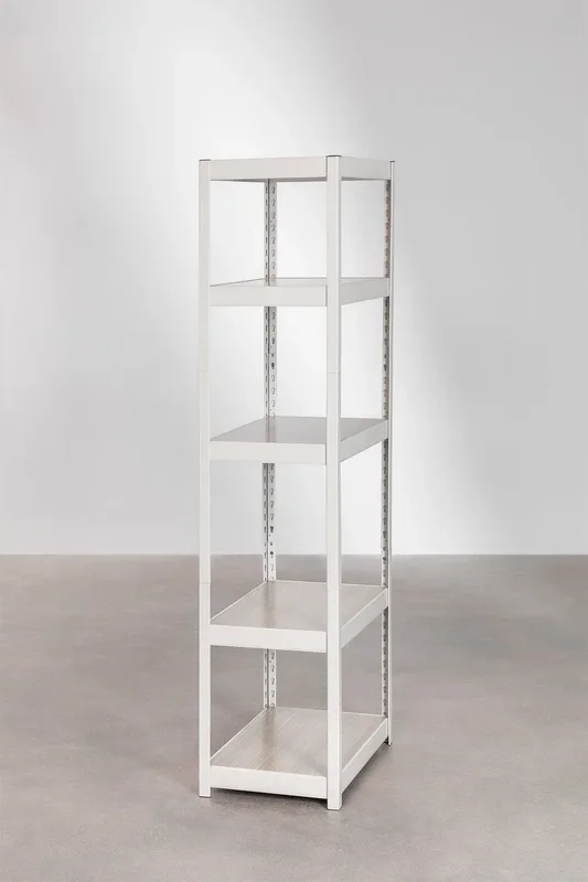 Estantería de 5 Baldas en Acero (180×60 cm) Crenzi Blanco – SKLUM
