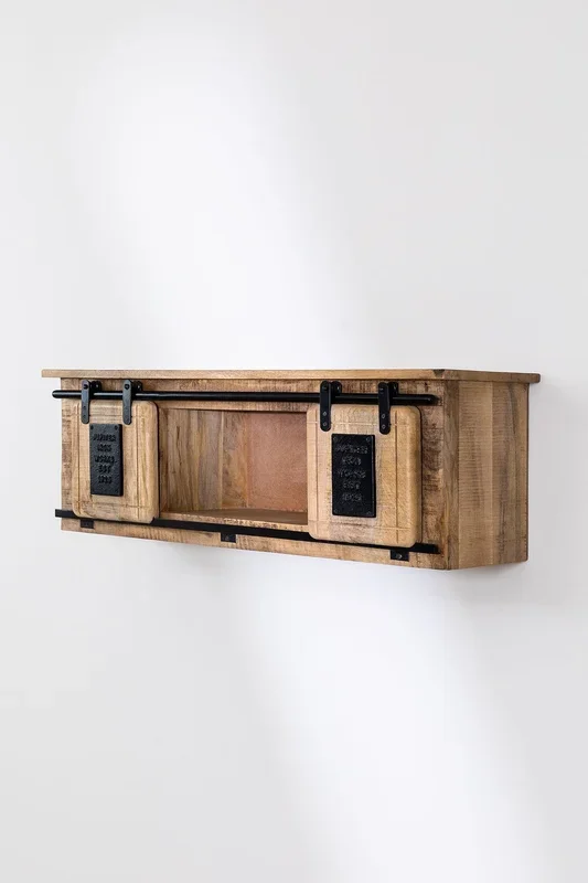 Estantería de pared en madera de mango Uain Madera Mango – SKLUM