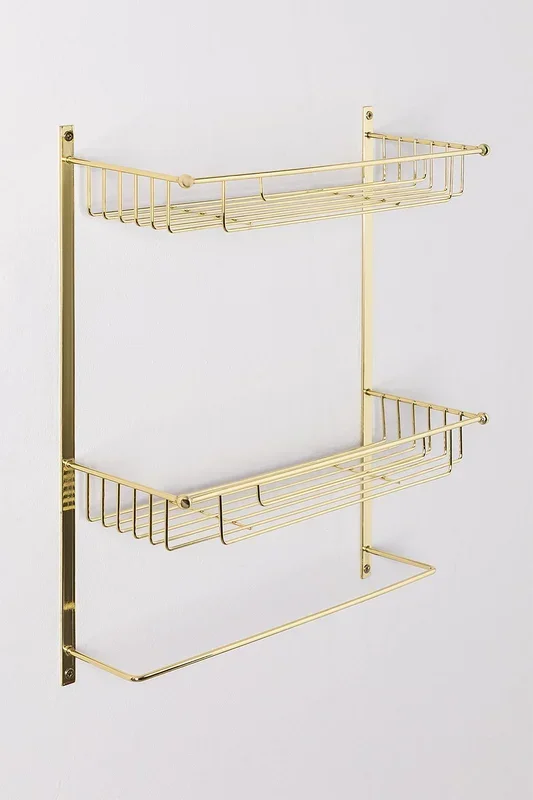 Estantería en Metal Natiry Dorado – SKLUM