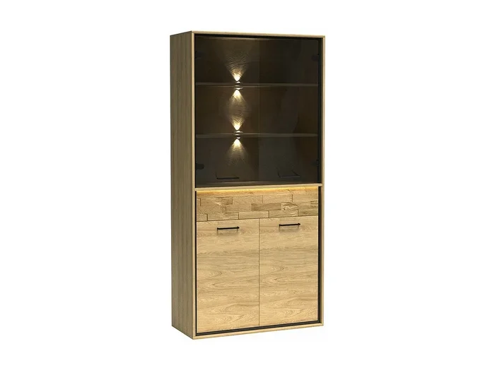 Estantería Etrmoni 102, Cerrable Con cajones Con puertas, Aglomerado laminado, 197x92cm