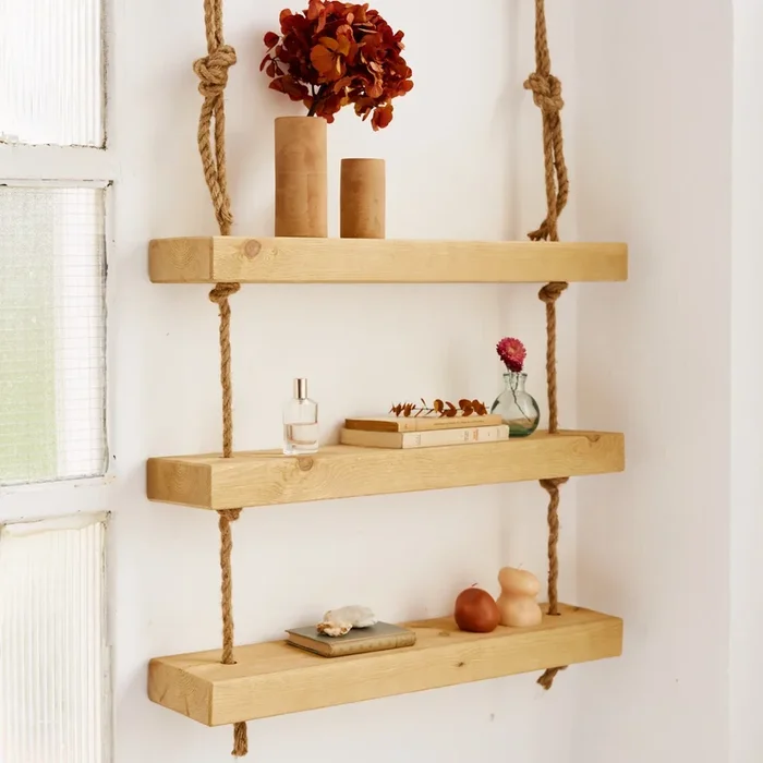 Estantería Makemba Blanco envejecido 3 70 cm – Hannun