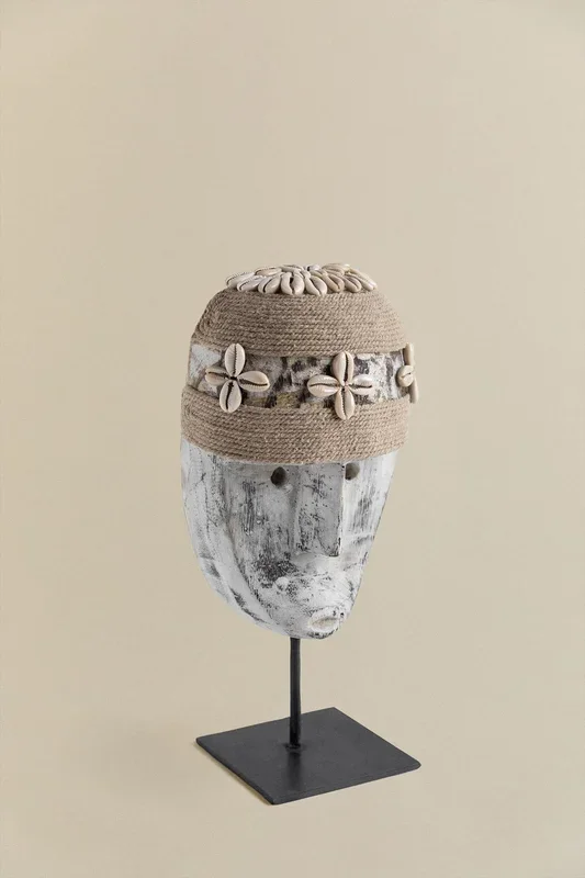 Estatua en Madera Benty Gris Claro – SKLUM
