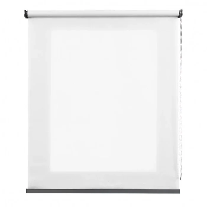 Estores enrollables Estor translúcido Premium con acabados en aluminio Gris 45×180 cm