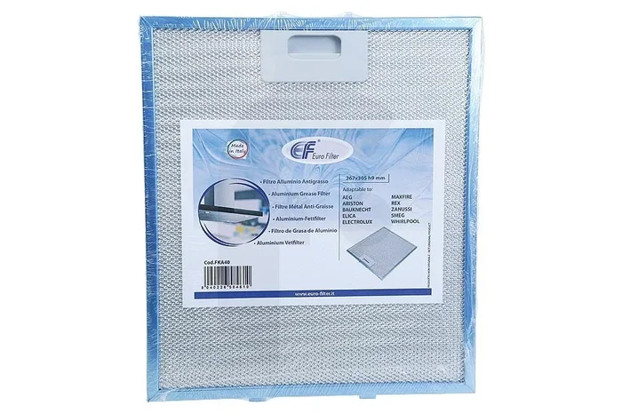 Eurofilter filtro de grasa (filtro de metal, filtro de aluminio) 267 x 305 mm campana extractora 480122102168