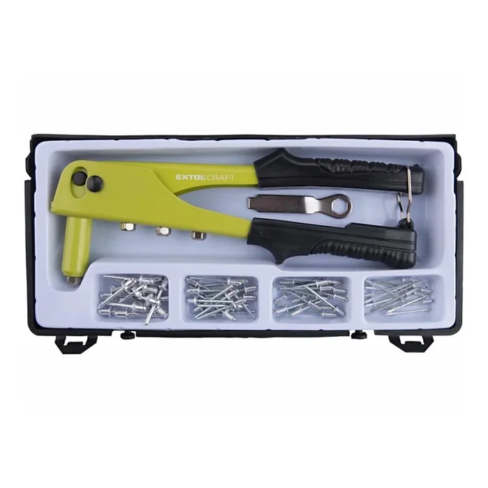 Extol – Alicates de remachar + juego de remaches 60 uds.