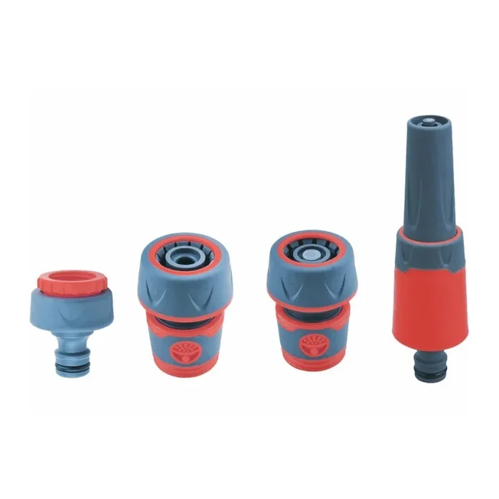 Extol Premium – Set de manguera de 4 piezas para manguera de 1/2″.
