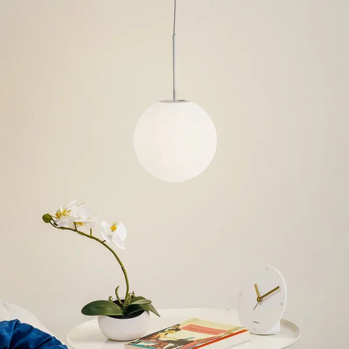 Fabbian Lumi Sfera lámpara colgante vidrio Ø 14 cm