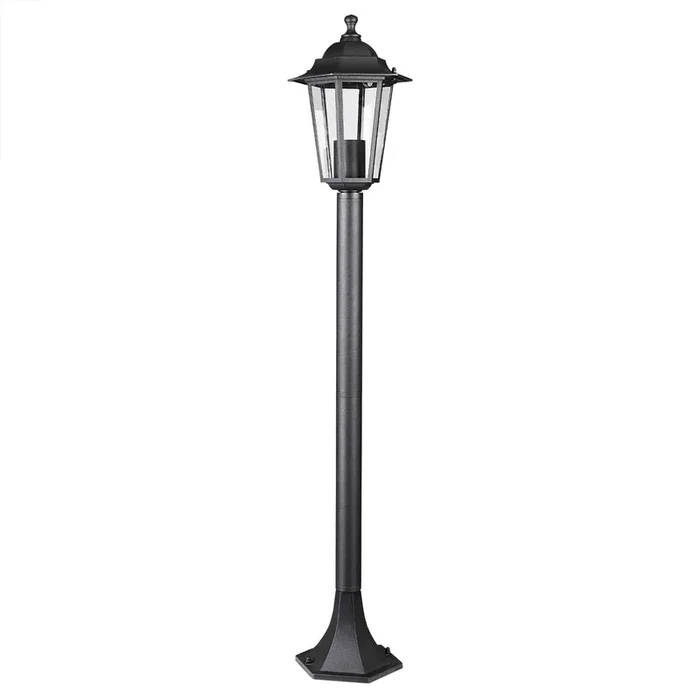 Farola jardín Mytra aluminio antracita vidrio 60W