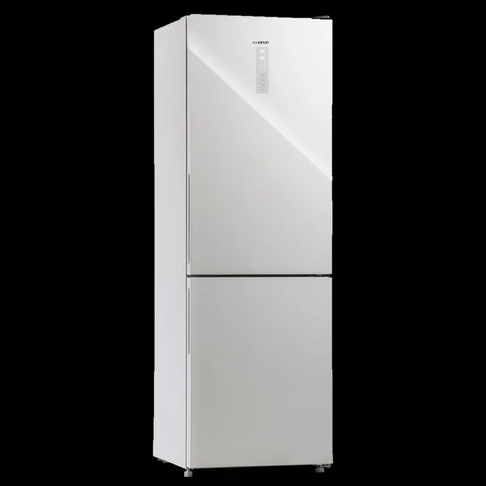 FGC-868WG Combi 185,5×59,5×63,5 Cm ,cristal Blanco , Inverter , No Frost, Clasificacion Energetica A+++/d , Capacidad Total 317 Lt , Luz Led , Doble Cajon Zona Cero , Display En Puerta , Doble Puerta Reversible , Botellero- Infiniton