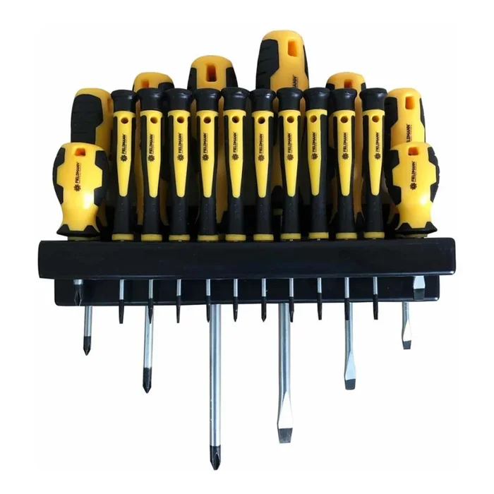 Fieldmann – Juego de destornilladores con soporte 18 piezas