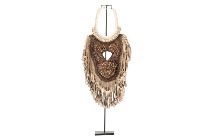 Figura Conchas Madera Natural 28x12x80 Cm