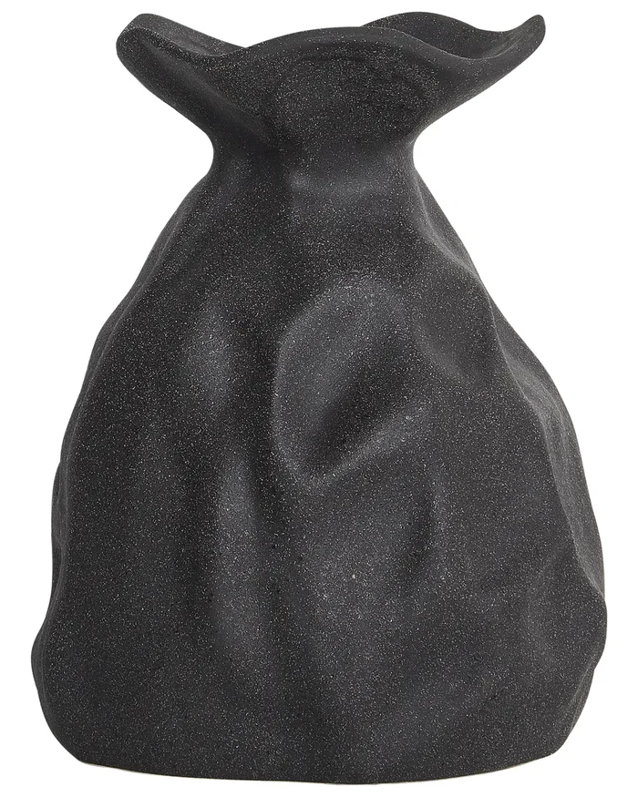 Flower Vase COONTAIL Stoneware 31 cm Black