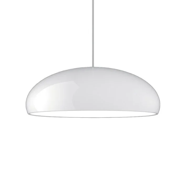 Fontana Arte Pangen – Lámpara colgante retro, blanca