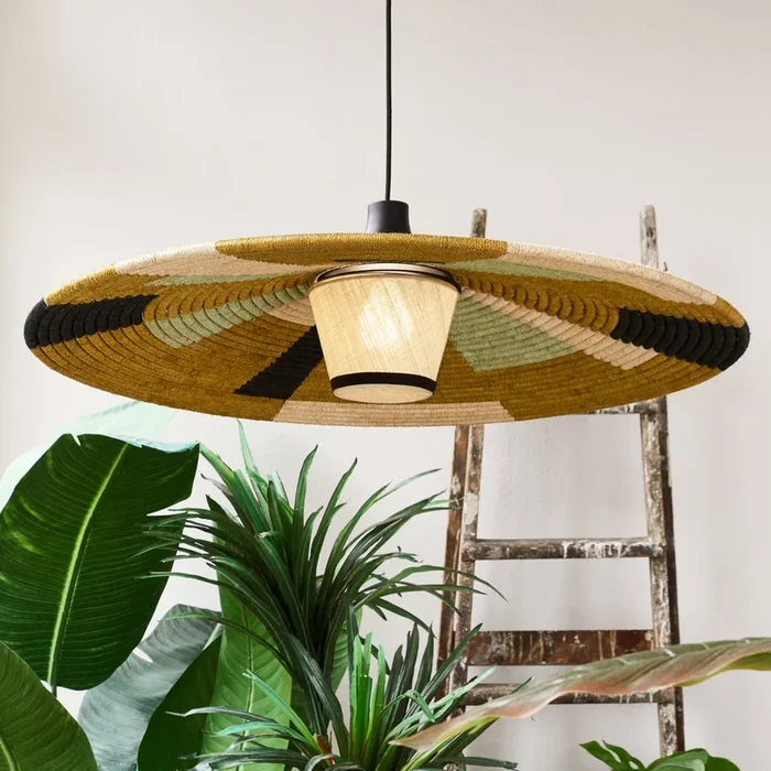 Forestier Parrot lámpara colgante L, verde