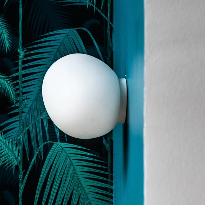 Foscarini Gregg piccola aplique blanco IP40