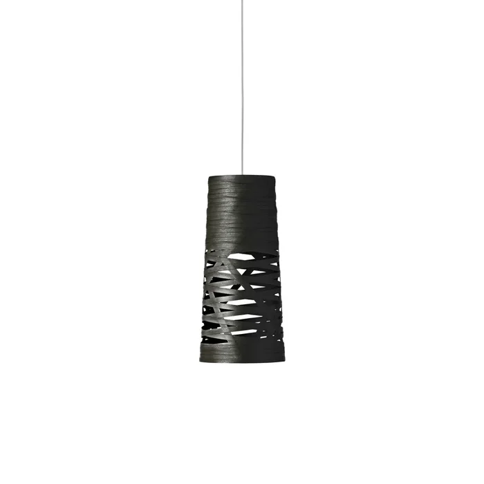 Foscarini Tress mini lámpara colgante, negro