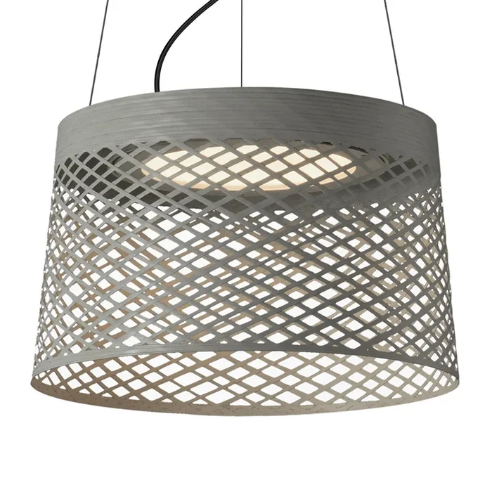 Foscarini Twiggy Grid lámpara colgante LED, greige