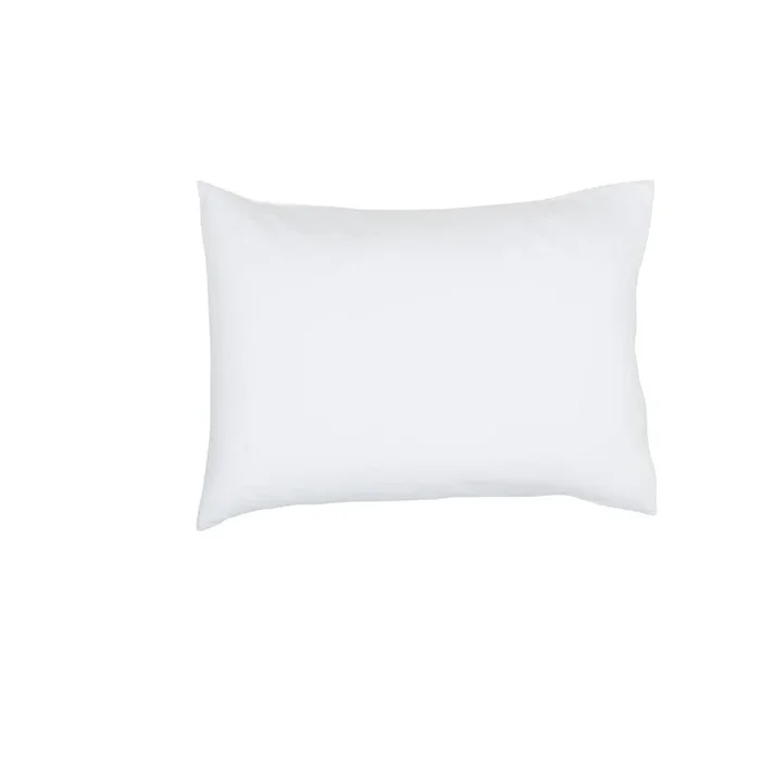 Funda de almohada/cuadrante 100% algodón, calidad 144 hilos. En colores lisos. Blanco 60x60cm