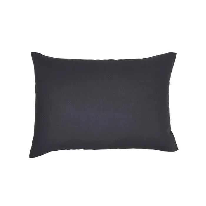 Funda de almohada/cuadrante 100% algodón, calidad 144 hilos. En colores lisos. Carbón 60x60cm