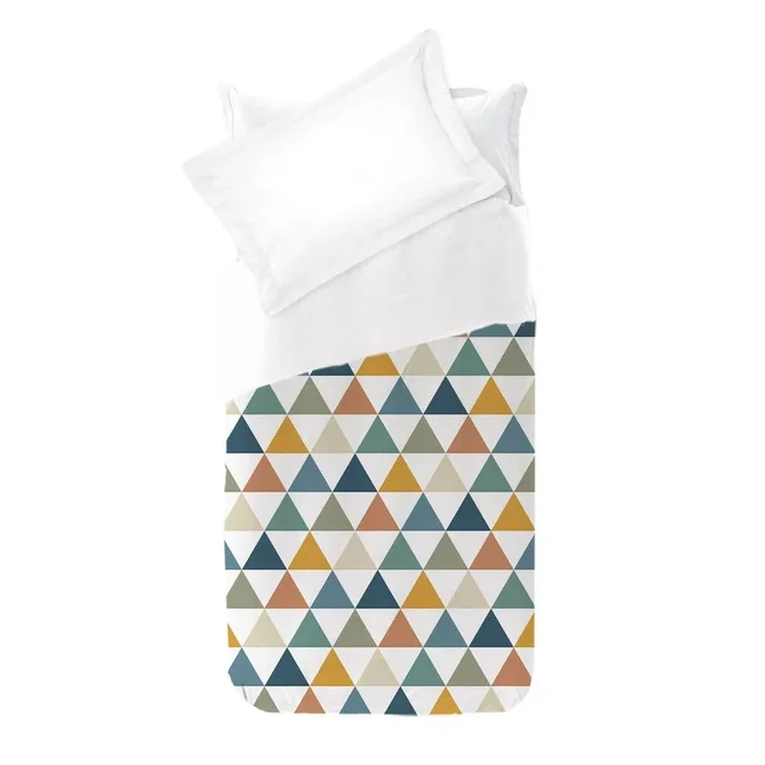 Funda nórdica Infantil Everest y funda de almohada Tria Kids Everest – Blanco – Maxicuna (110X140) + Funda cuadrante 30×50