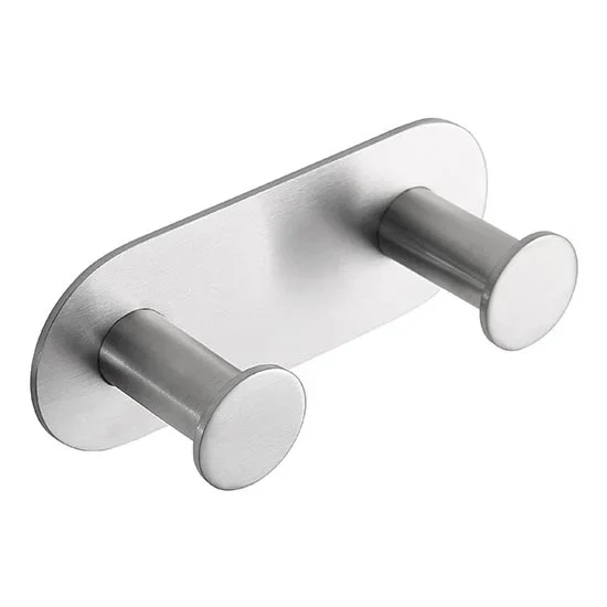 Gancho 11,5×4,5 cm acero inoxidable/plateado
