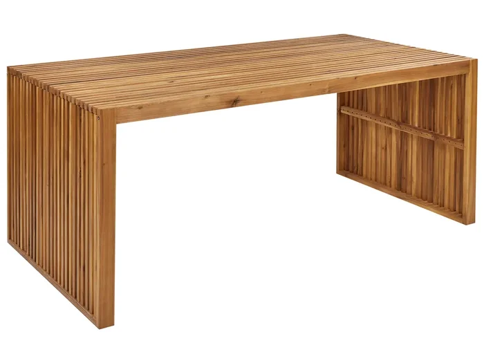 Garden Dining Table SULZANO 180 cm 90 cm Acacia Wood Brown