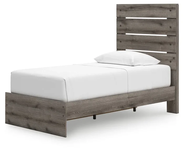 Graystorm Brown Gray Full Storage Platform Bed with 2 Drawers