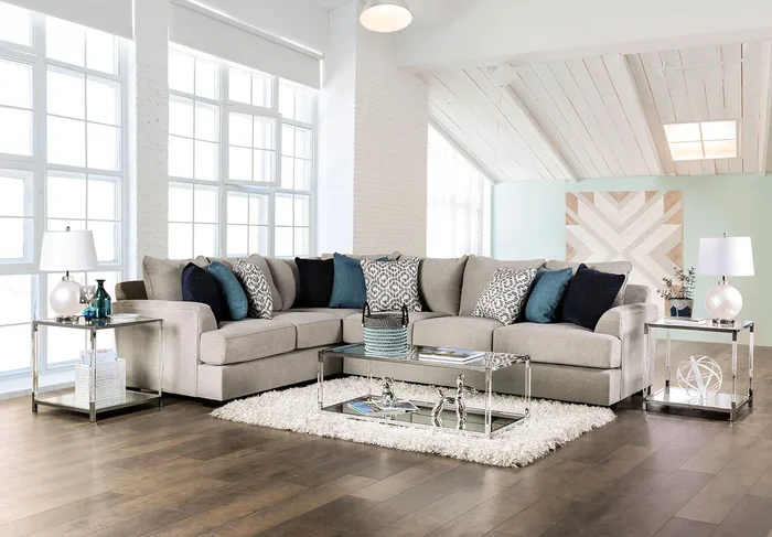 Gunnersbury Sectional In Gray